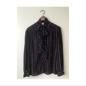 Amazing Vintage 80s TanJay Blouse